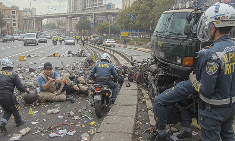 accidente kamikaze madrid