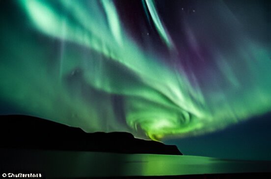 moonbow aurora borealis northern sweden