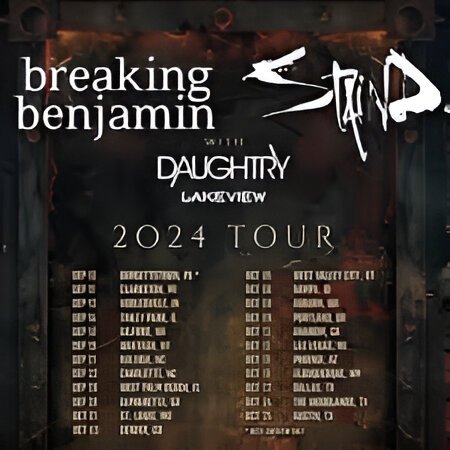 breaking benjamin setlist