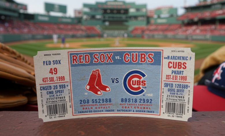 red sox vs cubs tickets