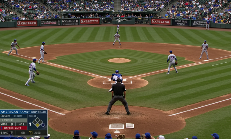cubs vs brewers game