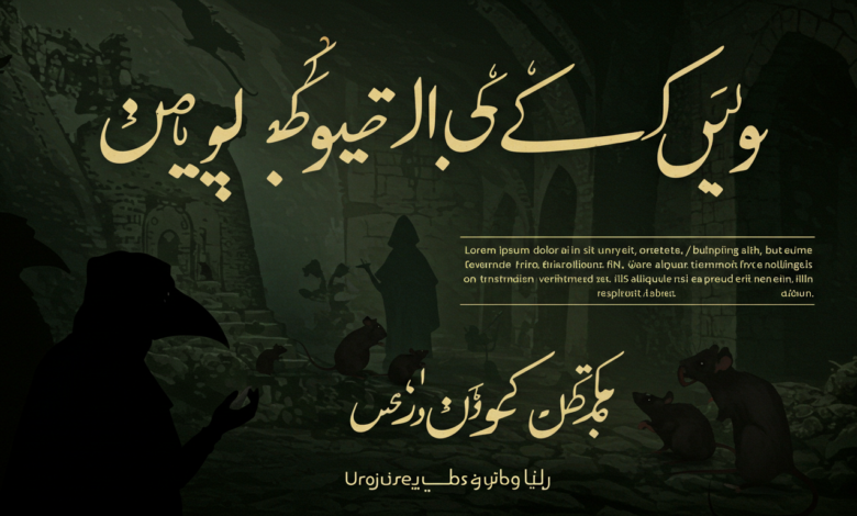 bubonic plague meaning in urdu