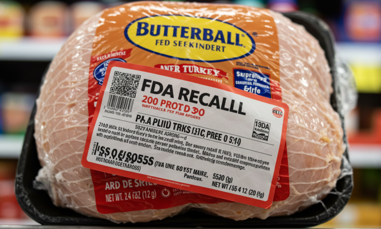 fda recalls butterball turkey